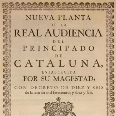 Le Décret de Nueva Planta; Un Choc Culturel et Politiques En Espagne Après la Guerre de Succession